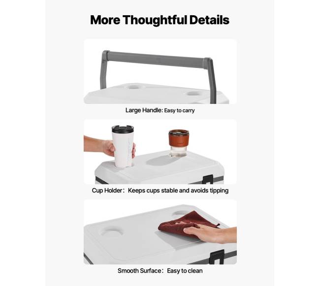 Nešiojama šaldyklė 38 l, 54 skardinės4