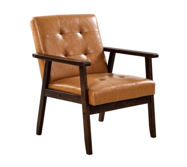 Vidurio amžiaus moderni odinė kėdė0