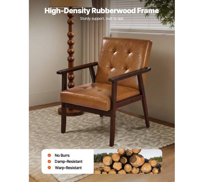 Vidurio amžiaus moderni odinė kėdė5