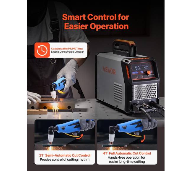 Plazminis pjaustytuvas 50A 220V dirbtuvėms3