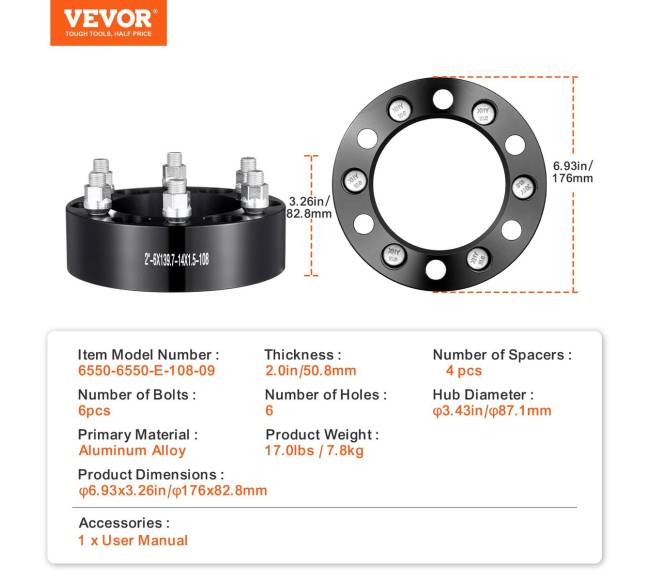 Automobilio ratų tarpikliai 4 vnt.6