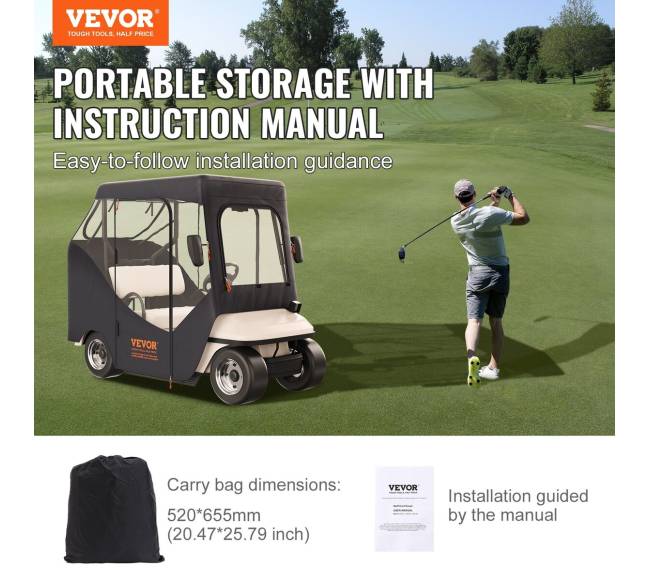 Golfūrimio uždangalas, 600D poliesteris6