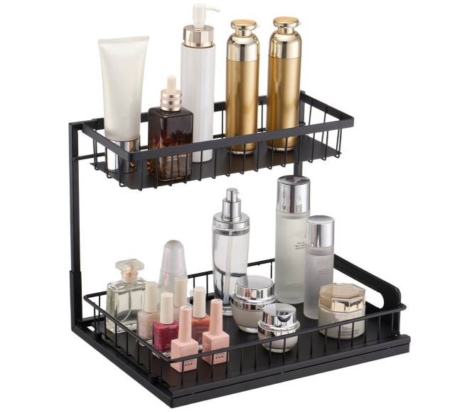 Dviejų lygių ištraukiamas spintelės organizatorius10