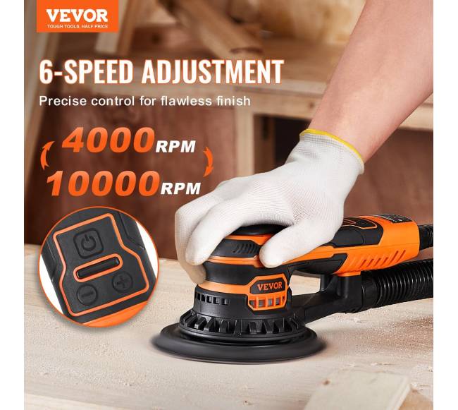 Orbitalinis ekscentrinis šlifuoklis 6 colių1