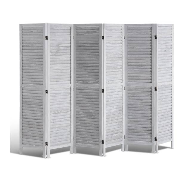 Medinė šešių dalių kambario pertvara0