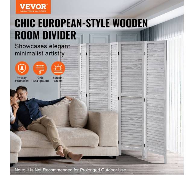 Medinė šešių dalių kambario pertvara1