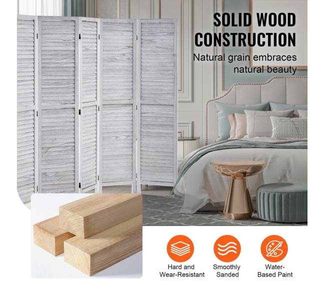 Medinė šešių dalių kambario pertvara3