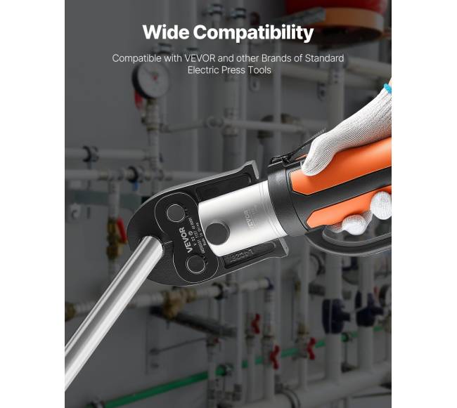 V22 spaudimo žandikaulis 22 mm V tipo vamzdžiams2