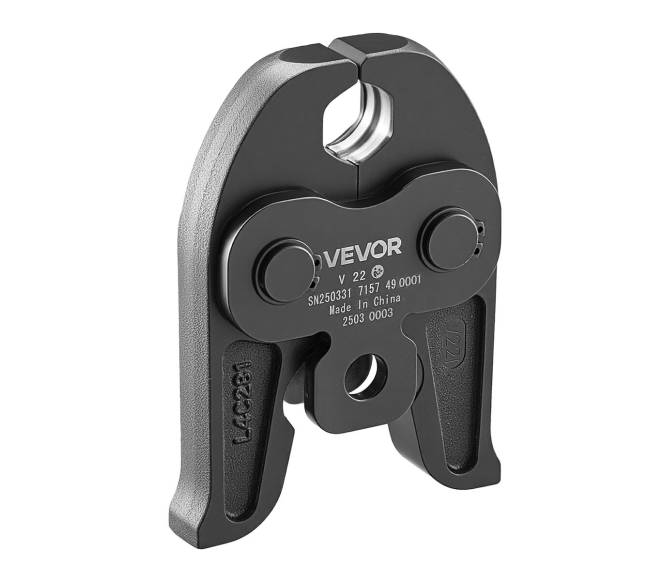 V22 spaudimo žandikaulis 22 mm V tipo vamzdžiams9