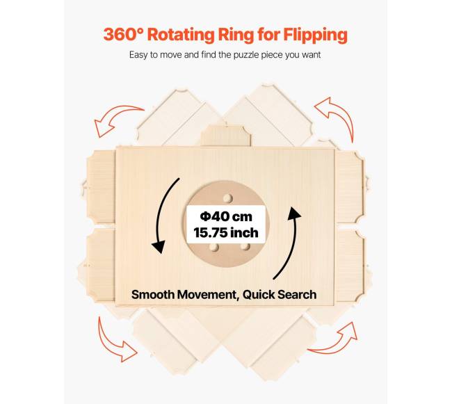 2000 dalių dėlionių stalas su stalčiais2