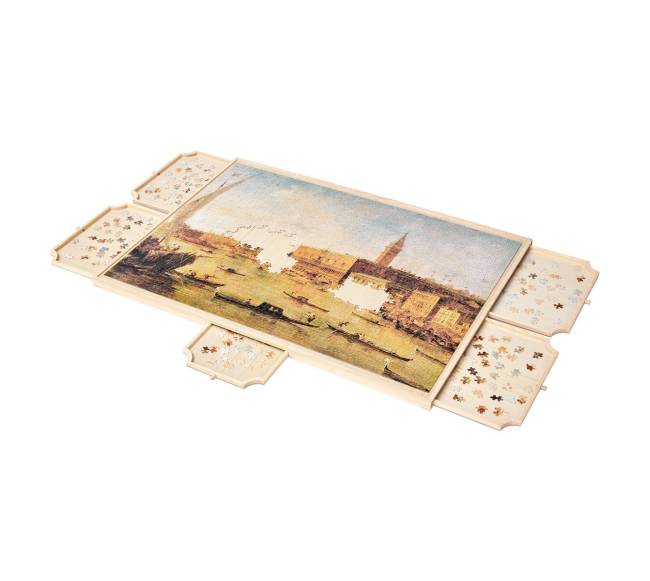 2000 dalių dėlionių stalas su stalčiais8