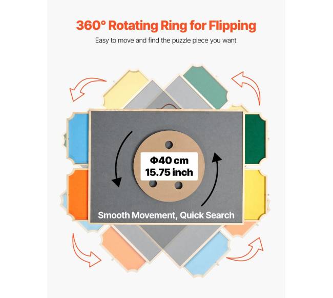 Medinė dėlionės lenta su stalčiais 86x63cm2