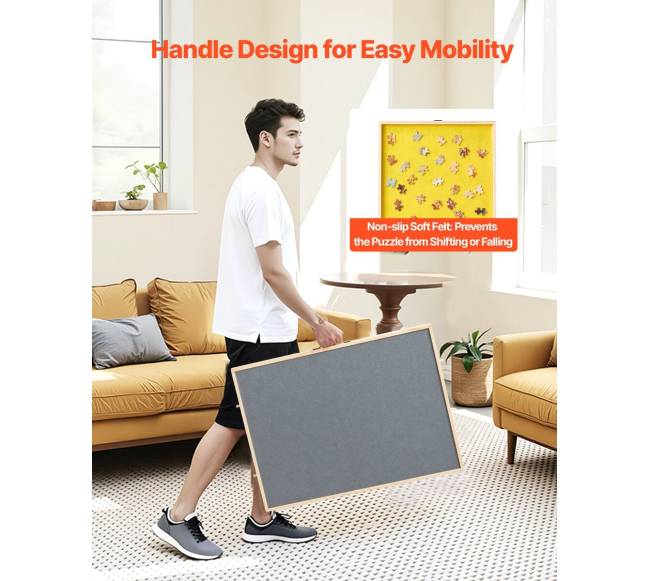 Medinė dėlionių lenta su stalčiais 73x53 cm5