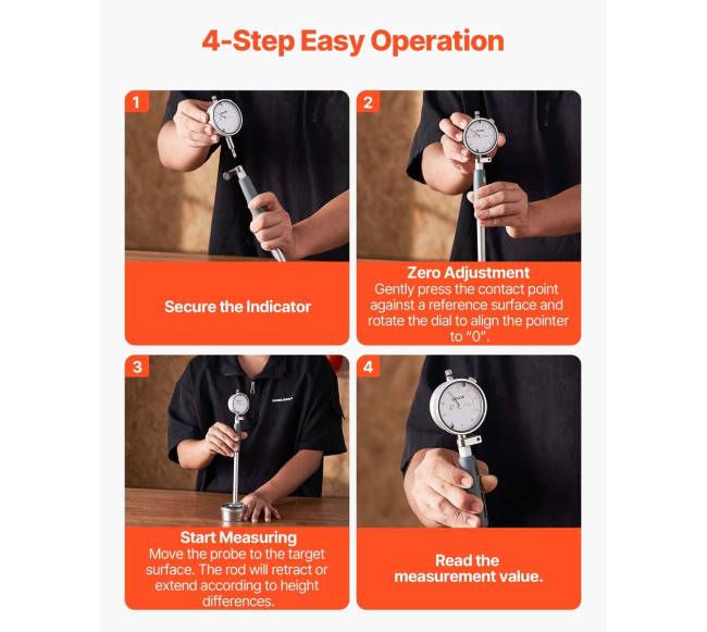 Indikatorius ir matuoklis su 0.03 mm tikslumu4