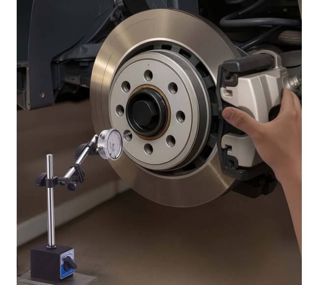 Indikatorius su stovu ir dėklu, tikslumas 0,03 mm7