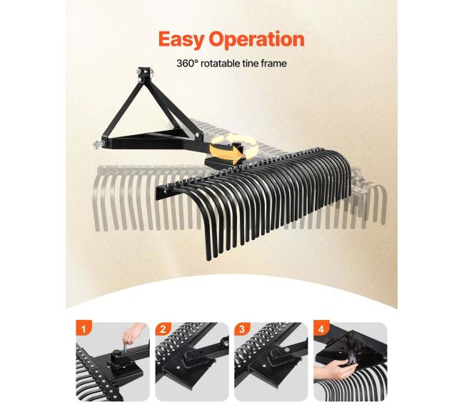 Traktoriaus velkamas vejasravis 152,5 cm3