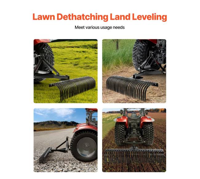 Traktoriaus velkamas vejasravis 152,5 cm5