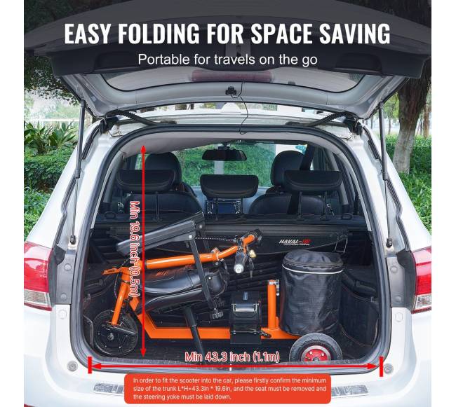 Nešiojamas triračis judumo motoroleris senjorams2