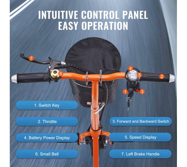 Nešiojamas triračis judumo motoroleris senjorams5