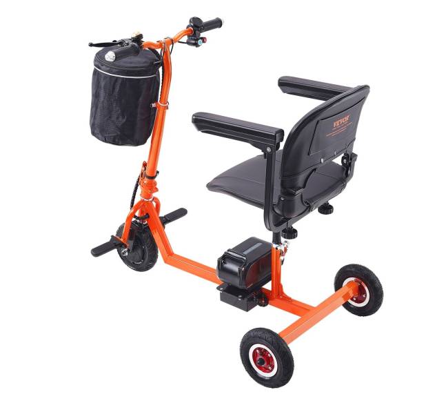 Nešiojamas triračis judumo motoroleris senjorams9