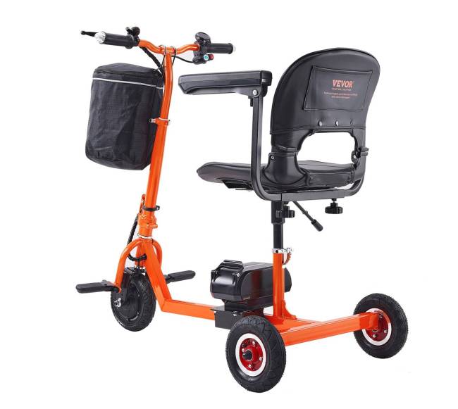 Nešiojamas triračis judumo motoroleris senjorams10