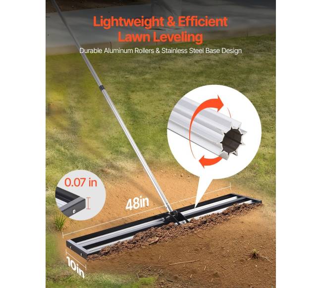 Vejos lyginimo grėblys su reguliuojama rankena1