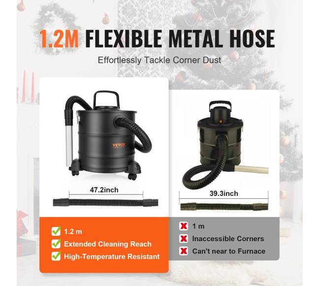 Pelenų siurblys, 20 L, 1200W galia4