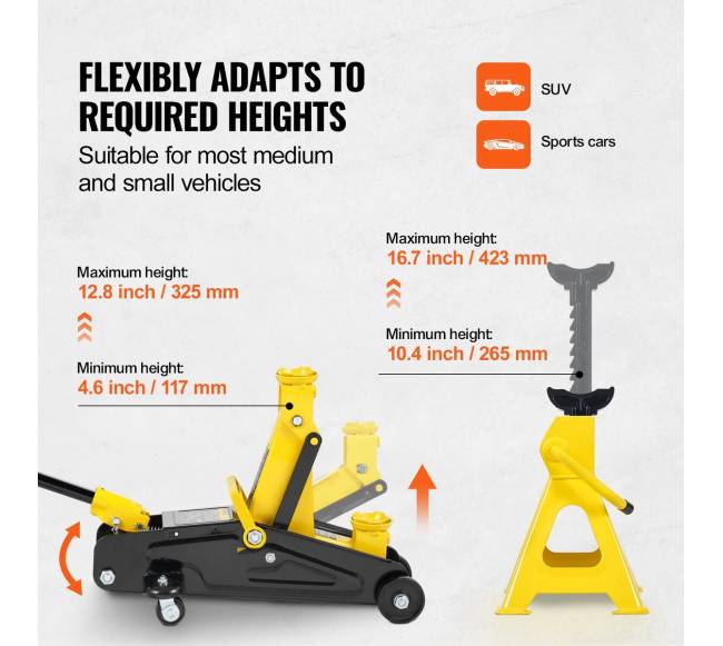 Žemas grindinis domkratas 2 tonų hidraulinis2