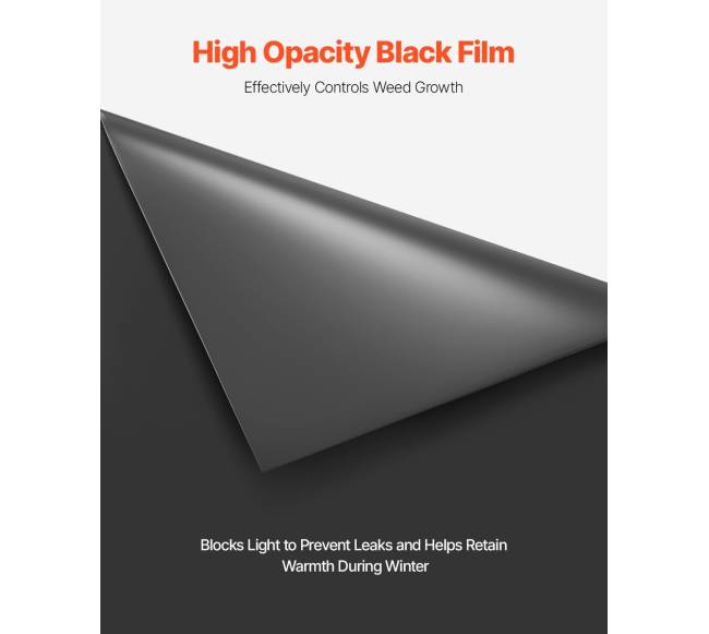 Juodas polietileno plėvelės rulonas 3m x 30m4