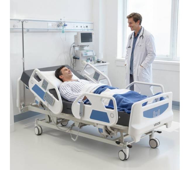 5 funkcijų elektrinė ligoninės lova namams7