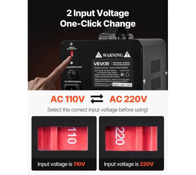 Įtampos keitiklis transformatorius 1000VA1