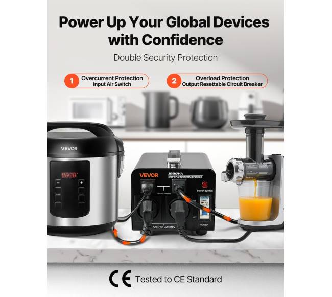 Įtampos keitiklis transformatorius 1000VA2