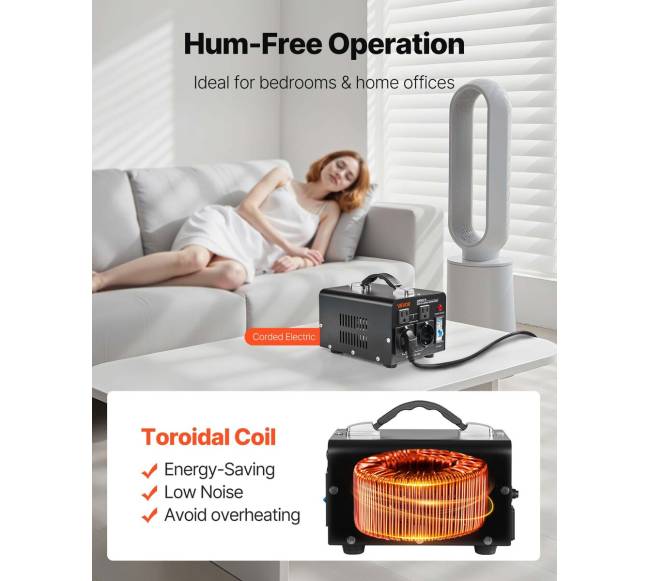 Įtampos keitiklis transformatorius 1000VA5