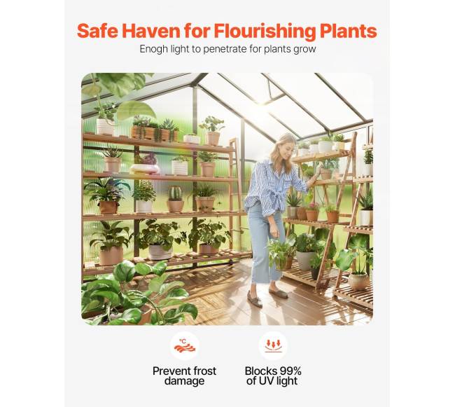 Polikarbonatinis šiltnamis 8 x 14 pėd.2