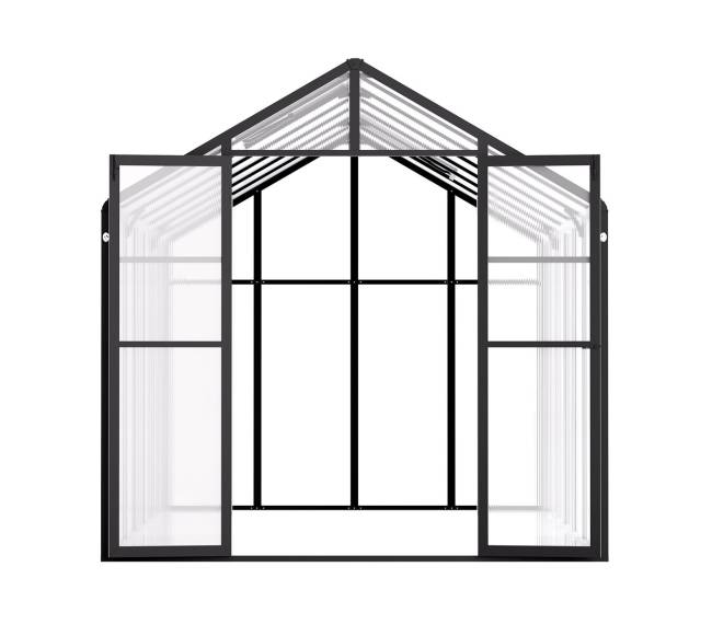 Polikarbonatinis šiltnamis 8 x 14 pėd.8