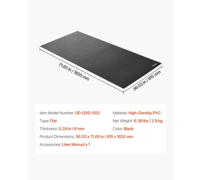 Treniruoklio kilimėlis kiliminei dangai 6mm6