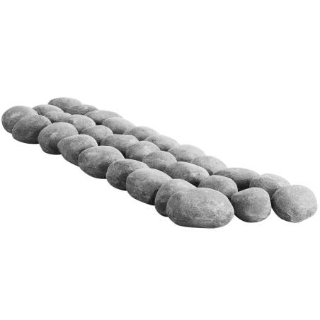 30 keramikinių ugnies akmenų0