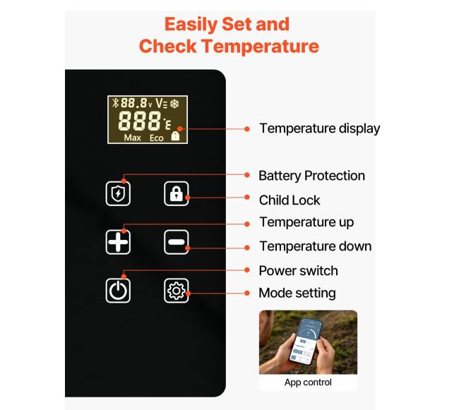 Automobilinis šaldytuvas su kompresoriumi, 22L4