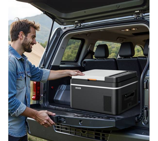 Automobilinis šaldytuvas su kompresoriumi, 22L7