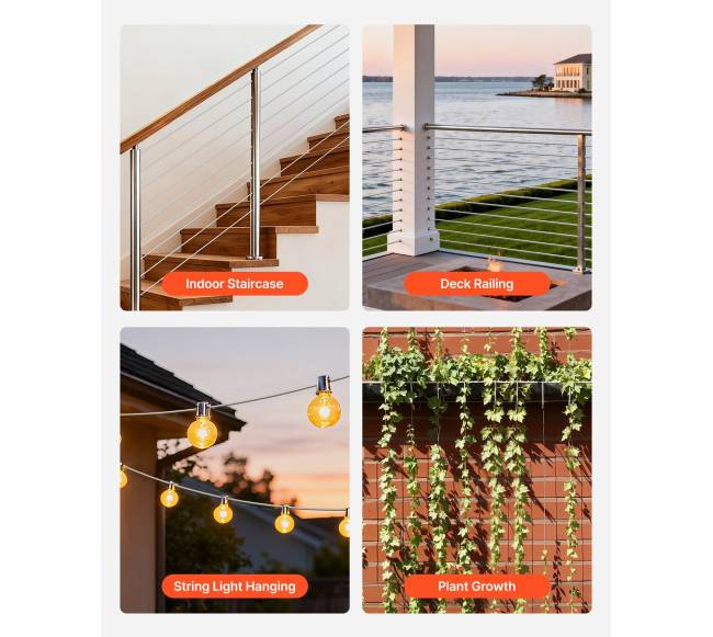 4,76 mm nerūdijančio plieno lynų rinkinys5