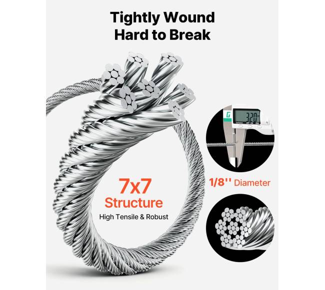 3.2 mm nerūdijančio plieno trosas2