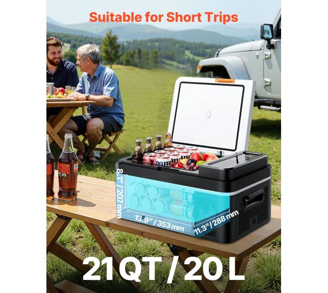 Automobilinis šaldytuvas su APP valdymu 20L1