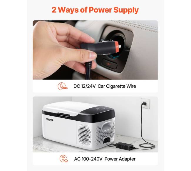 Automobilinis šaldytuvas su kompresoriumi ir valdymu5