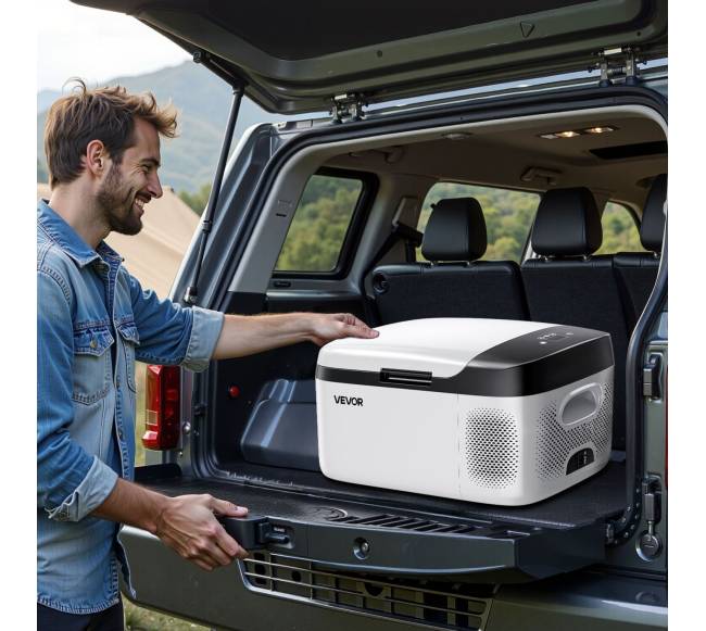 Automobilinis šaldytuvas su kompresoriumi ir valdymu7