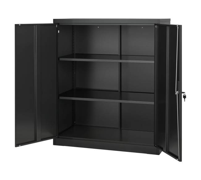 Plieninė metalinė spintelė su reguliuojamomis lentynomis8