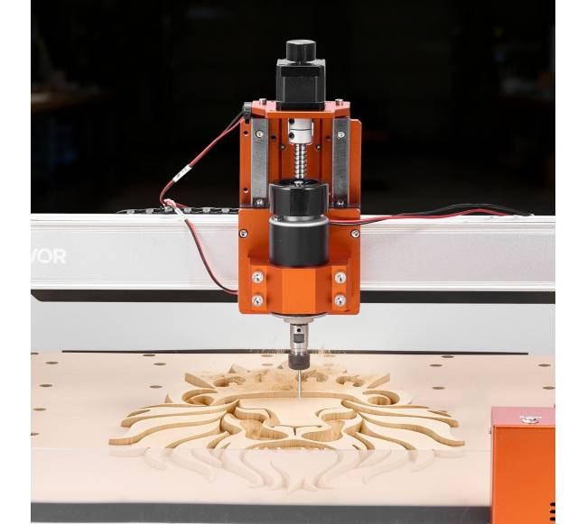 CNC frezavimo staklės su 100 W verpste7
