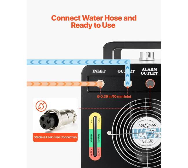 Pramoninis vandens aušintuvas CO2 lazeriui6