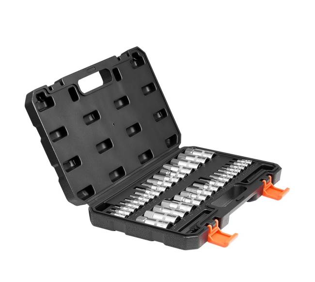 32 dalių šešiakampių galvučių rinkinys9