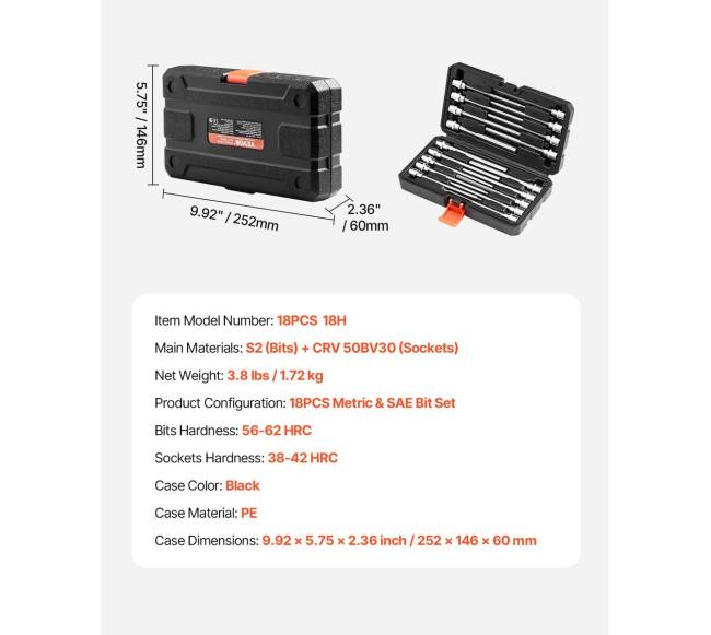 Ilga Allen rakto galvučių komplektas6