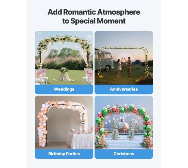 Metalinė sodo arka vijokliniams augalams5